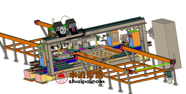 制動(dòng)底板自動(dòng)焊接機(jī)副本